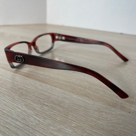 Gucci GG3152 RVD Eyeglasses Brown Violet Blue Frames Only 52-13-130 Italy - Picture 7 of 8